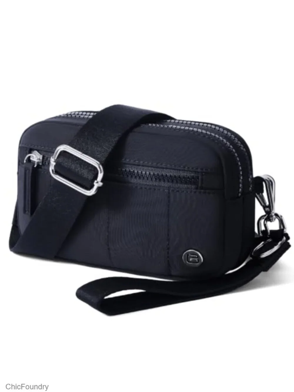Nylon Crossbody Wristlet Purse with RFID Blocking, Phone Organizer